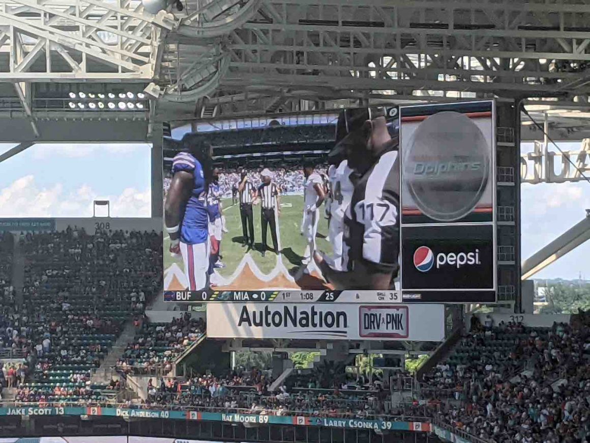 Stadionatmosphäre im Hard Rock Stadium